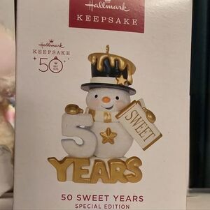 Hallmark Keepsake Snowman Ornament 50th Annivesary